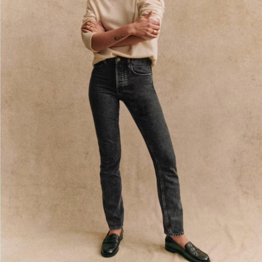 Sezane Brut Sexy Jeans in Grey